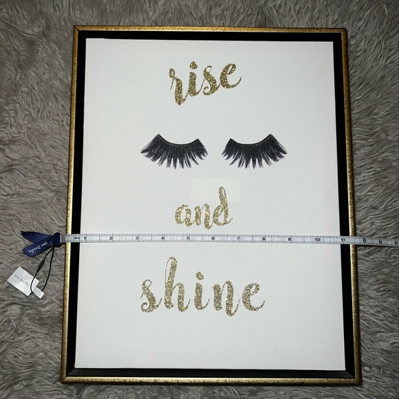 Rise and shine eyelashes wall art - Picture 5 of 8